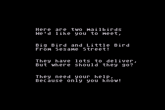 Big Bird's Special Delivery screenshot 4 for Commodore 64